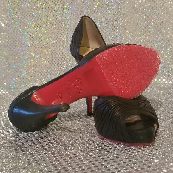 😈 Christian Louboutin Turbella in Black sz 36.5 - Picture 6 of 11
